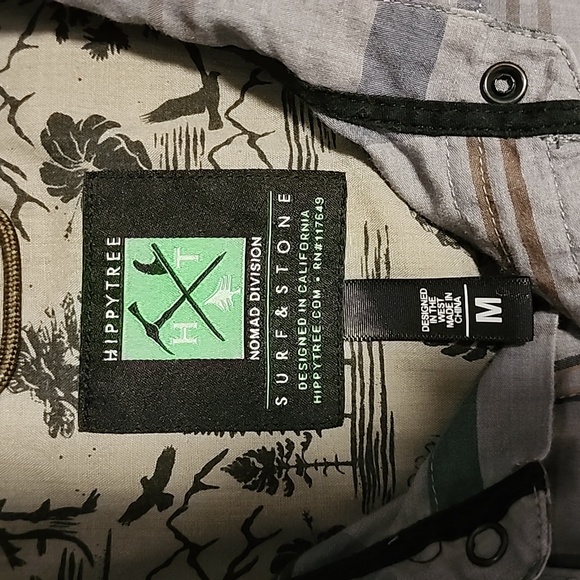 HippyTree men's short sleeve button down shirt - Picture 3 of 3